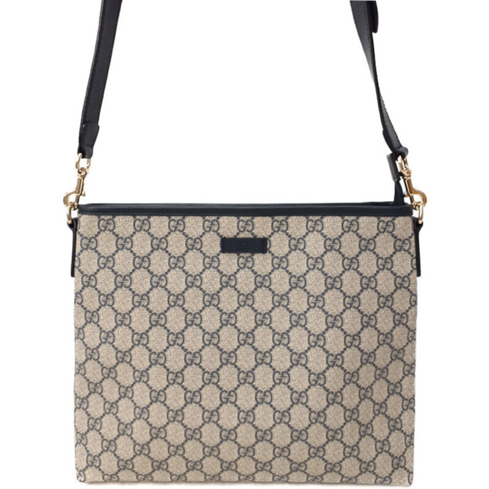 Gucci Flat GG Bag Messenger Monogram Brown Supreme - Picture 2 of 9